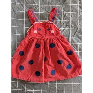 Boden ladybug pinnie dress